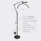 LED Half Moon Beauty Lamp Manicure Eyebrow Tattoos Eyelash Fill Light, UK Plug
