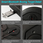 Smart Dual Bluetooth Music Boxing Machine Electronic Sandbag With Mobile Phone Holder