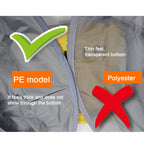 PE Material Haircut Cape 60cm Umbrella Design Salon Hairdressing Cloak For Hair Dye Perm, PE