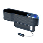 Digital Display Multifunctional Super Fast Charging Car Seat Gap Storage Box, Without Wireless Charging, With Wireless Charging Without Wireless Charging