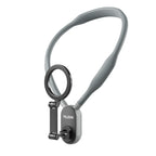 TELESIN Silicone Neck Mount Magnetic Selfie Stick Phone Neck Holder, MNM-001 (Gray), MNM-001 (Blue) MNM-001 (Gray) Gray