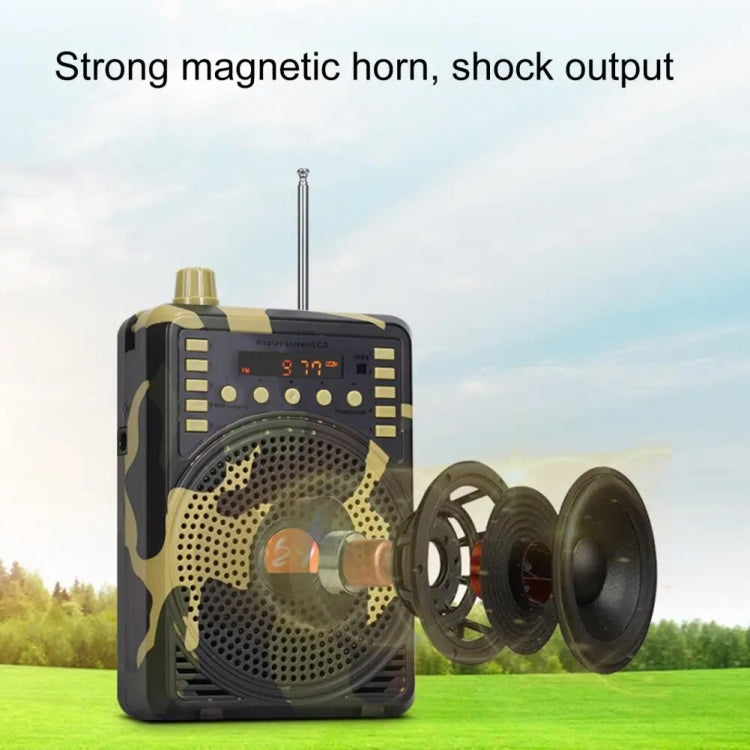 48W Wireless Bluetooth Voice Amplifier with Remote Control Supports USB/TF Card Playback, EU Plug, UK Plug, AU Plug, US Plug