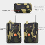 48W Wireless Bluetooth Voice Amplifier with Remote Control Supports USB/TF Card Playback, EU Plug, UK Plug, AU Plug, US Plug