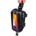WILD MAN MS66 1.2L EVA Hard Shell Bicycle Front Beam Bag Cycling Touch Screen Phone Bag, MS66