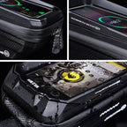 WILD MAN MS66 1.2L EVA Hard Shell Bicycle Front Beam Bag Cycling Touch Screen Phone Bag, MS66