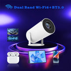 HY300 Smart Projector Android 11.0 System 120 Lumen Portable Projector, US Plug, UK Plug, AU Plug, EU Plug