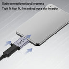 Micro B Male Adapter USB Link HDD Enclosure Interface Converter, USB Female Transfer, Type-C Female Transfer, USB Male Transfer, Type-C Male Transfer – Durable Build, Easy to Use