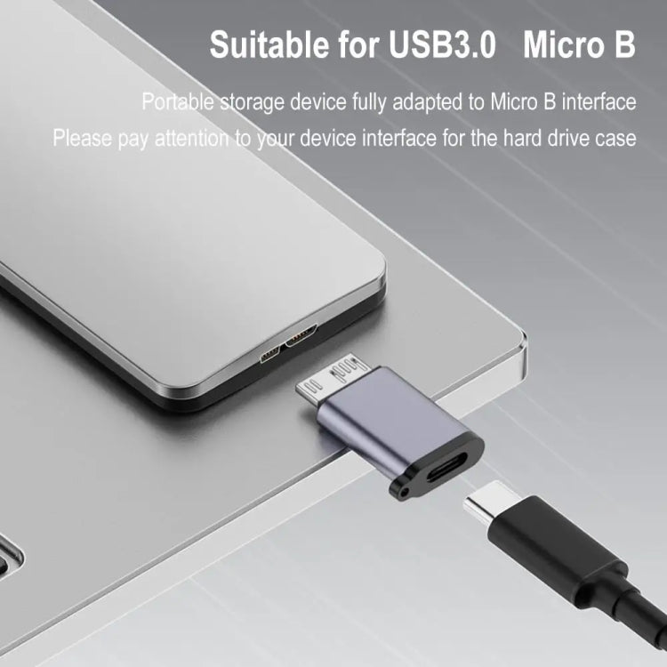 Micro B Male Adapter USB Link HDD Enclosure Interface Converter, USB Female Transfer, Type-C Female Transfer, USB Male Transfer, Type-C Male Transfer – Durable Build, Easy to Use