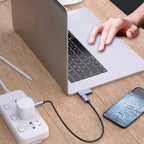 Type-C Docking Station Computer Charging Data Port Power Adapter, 2 x Type-C Female to 2 x Type-C Male, 2 x Type-C Female to Type-C Male – Aluminum Alloy