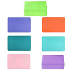EVA Professional Yoga Bricks for Adults and Children Dance Bricks, Blue 120g, Orange 120g, Green 120G, Tiffany Blue 120g, Pink 120G, Purple 120G, Fruit Green 120g, Blue 220g, Green 220g, Tiffany Blue 220g, Pink 220g