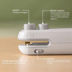 Small 2-in-1 Rechargeable Magnetic Snack Sealer Household Mini Sealing Machine, 2-in-1 White, 2-in-1 Green