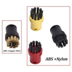 Steam Brush Heads Steamer Accessories For Karcher SC1 / SC2 / SC3 / SC4 / SC5, Copper Brush, Black, Yellow, Red