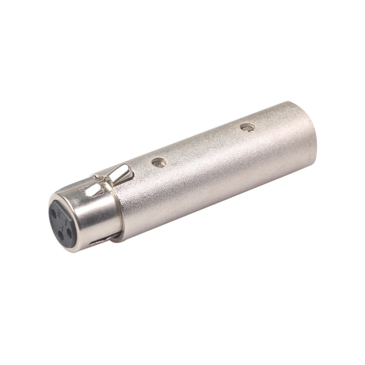 Zinc Alloy Shell Large 3Pin Female XLR to 5Pin XLR Male DMX Signal Lamp XLR Adapter, 3Pin Female XLR to 5Pin XLR Male