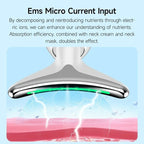 Electrical Neck Beauty Instrument Neck Massager Face Beauty Device, Oval
