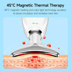 Electrical Neck Beauty Instrument Neck Massager Face Beauty Device, Oval