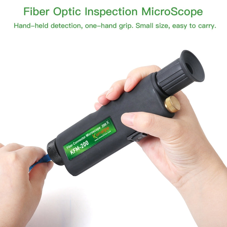 KomShine 200x Handheld Fiber Optic Magnifier Detector – Durable Build, Easy to Use