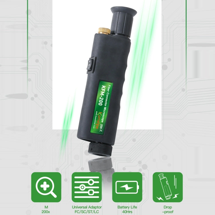 KomShine 200x Handheld Fiber Optic Magnifier Detector – Durable Build, Easy to Use