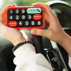 bbdd Keyboard Modeling Moving Number Plate Car Temporary Parking License Card