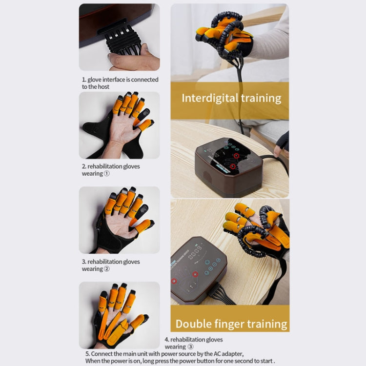 Intelligent Robotic Rehabilitation Glove Equipment, With UK Plug Adapter, S, M, L, XL, XXL