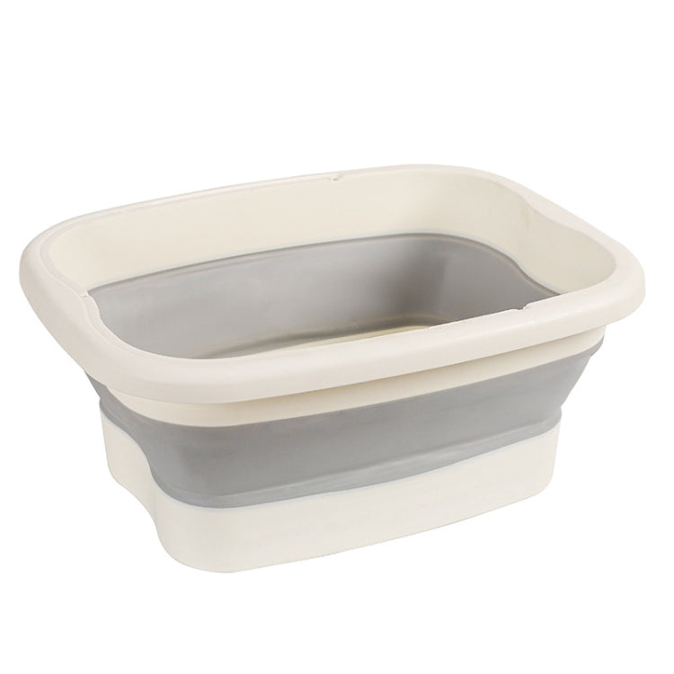 15L Foldable Foot Bath Bucket Foot Massage Wash Basin, Without Lid Gray, Without Lid Pink, Without Lid Green, With Lid Pink, With Lid Green Without Lid Gray