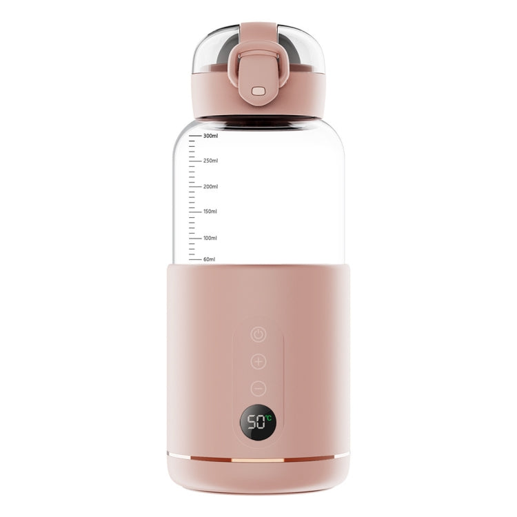 300ml Wireless Instant Water Warmer Electric Kettle for Baby Formula With 5200 mAh Battery Capacity, 300ml 5200 mAh (Pink), 300ml 5200 mAh (Blue), 300ml 5200 mAh (White) 300ml 5200 mAh (Pink) Pink