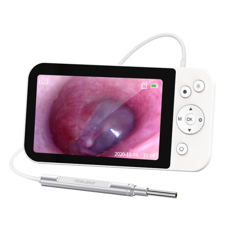 Teslong MS500 5 Inch HD Screen Illuminated Ear Pickers 3.9mm Diameter Visual Ear Care Tool, MS500 MS500
