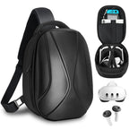 For Meta Quest 3 Hard Suitcase Expandable Capacity Shoulder Backpack Default Title