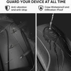 For Meta Quest 3 Hard Suitcase Expandable Capacity Shoulder Backpack