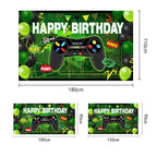 180x110cm Game Console Theme Birthday Background Birthday Party Decoration Banner, 2023SRB51, 2023SRB53, 2023SRB54