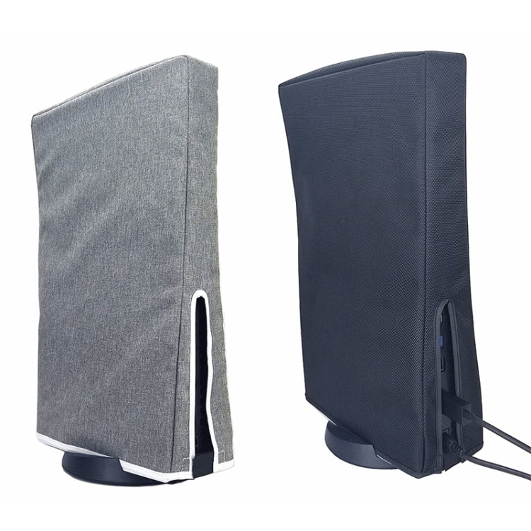 For PS5 Slim Disc & Digital Host Dust Cover Protective Case, Vertical Gray, Vertical Black, Horizontal Gray, Horizontal Black
