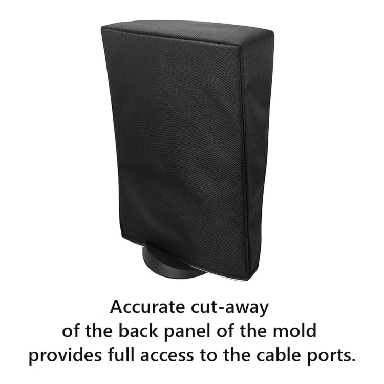 For PS5 Slim Disc & Digital Host Dust Cover Protective Case, Vertical Gray, Vertical Black, Horizontal Gray, Horizontal Black