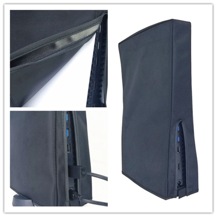For PS5 Slim Disc & Digital Host Dust Cover Protective Case, Vertical Gray, Vertical Black, Horizontal Gray, Horizontal Black