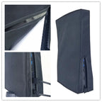 For PS5 Slim Disc & Digital Host Dust Cover Protective Case, Vertical Gray, Vertical Black, Horizontal Gray, Horizontal Black