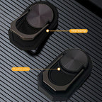 1pair Metal Laptop Invisible Stand Mini Desktop Heightening Cooling Rack Folding Keyboard Stand