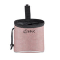 LDLC Outdoor Pet Snack Bag Oxford Cloth Reflective Dog Training Bag, Light Pink, Light Grey, Denim Blue Light Pink