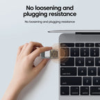 OTG Converter USB To SD/TF 2 In 1 Multi-Function Transparent Card Reader, Transparent – Card Slot