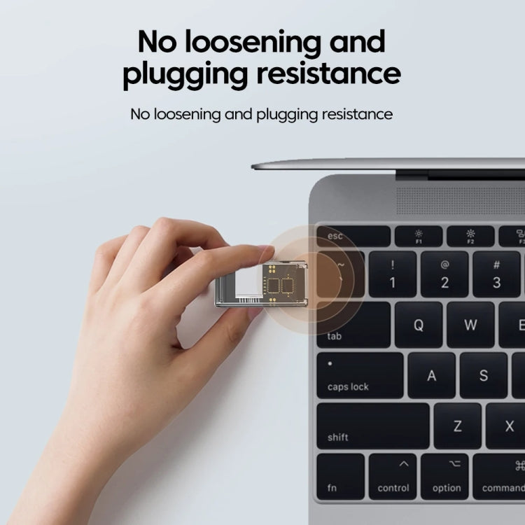 OTG Converter USB To SD/TF 2 In 1 Multi-Function Transparent Card Reader, Transparent – Card Slot
