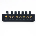 Ultra-Compact Low-Noise 6 Channel Stereo Audio Mixer, US Plug, MIX600