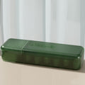 Desktop Data Cable Organizer With Lid Drawer Cord Storage Box Dark Green