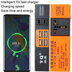 Car Inverter 12/24V To 220V Power Converter Multifunctional Car Truck Universal Intelligent Charger, YQ HTK4