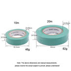 CHINT Electrical Tape Waterproof PVC Wire Insulation Tapes, 10m Blue, 10m Black, 10m White, 20m Blue, 20m Black, 20m White