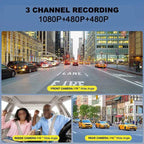 3 Recording 1080P Camera HD Mobile Phone Playback Driving Recorder, G70
