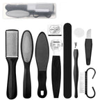 10 In 1 Foot File Clean Tool Kit Foot Care Pedicure Tools Set, 10 In 1