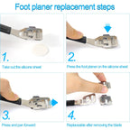 10 In 1 Foot File Clean Tool Kit Foot Care Pedicure Tools Set, 10 In 1