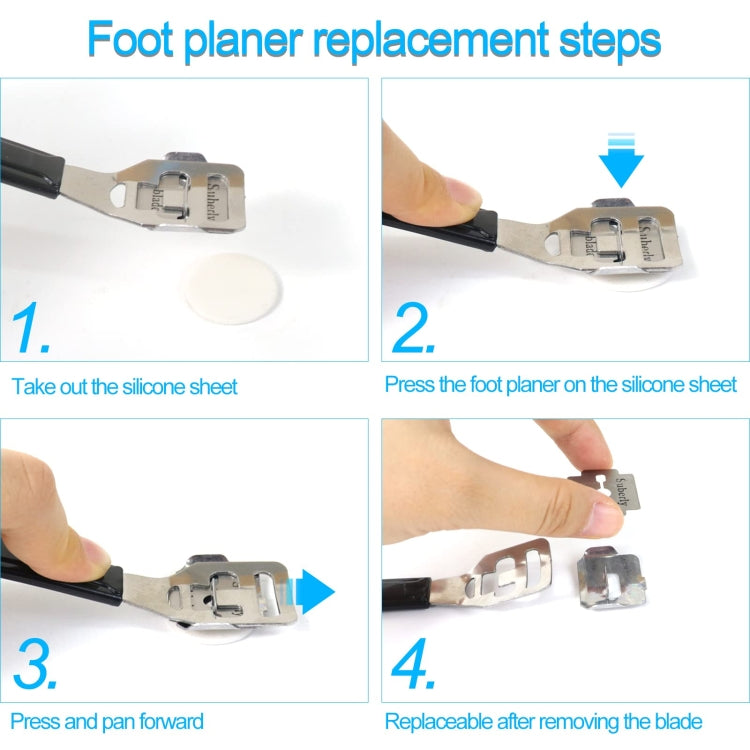 10 In 1 Foot File Clean Tool Kit Foot Care Pedicure Tools Set, 10 In 1
