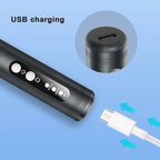 HX-08 USB Charging Portable Manicure Remover and Polisher Home Nail Art Tools, HX-08 (Grey)