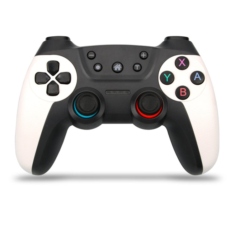 For Switch Pro / PC / Android Wireless Bluetooth Game Controller With Wake-Up Vibration, Blue, Elegant Silver, Elegant White – Bluetooth Elegant White