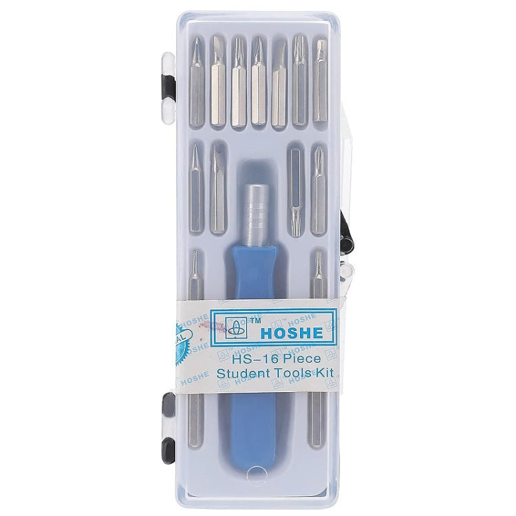 HOSHE 16 In 1 Mini Screwdriver Set Multiple Screwdriver Bits Watch Eyeglasses Repair Tool Default Title