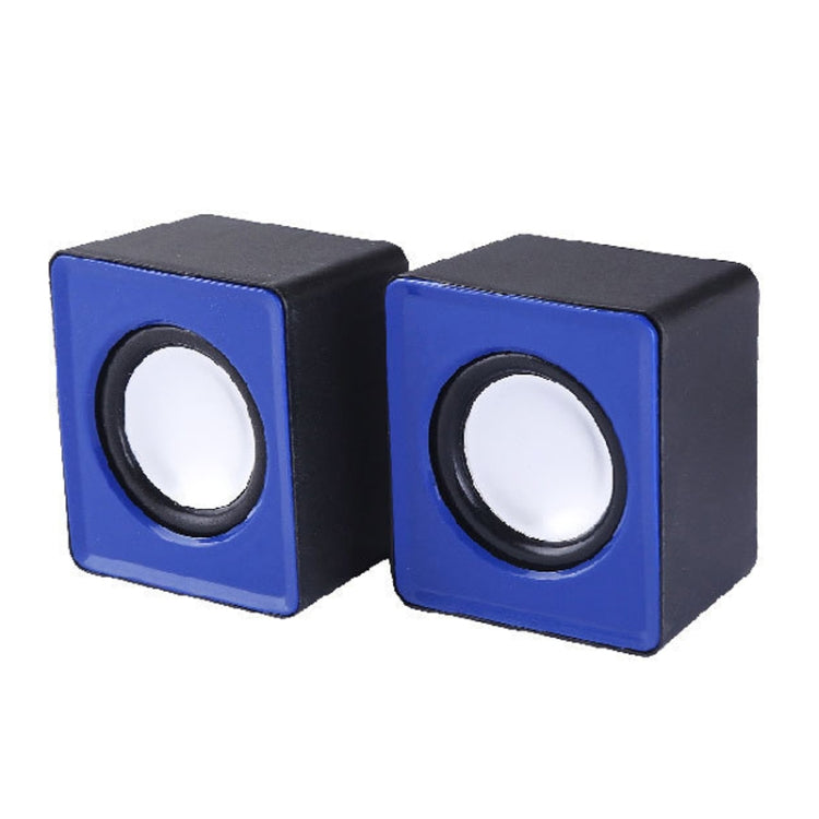 101TD 2 In 1 Mini Small Audio USB Cable Computer Speakers – Bluetooth, TPU Peacock Blue
