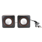 Wired USB Computer Small Sound Desktop Laptop Mini Desk Household Office Bass Speaker Default Title